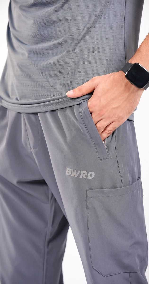 BWRD Dark Grey Trousers Slim Fit