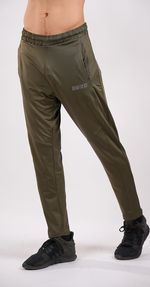 BWRD Olive Green Trousers Regular Fit